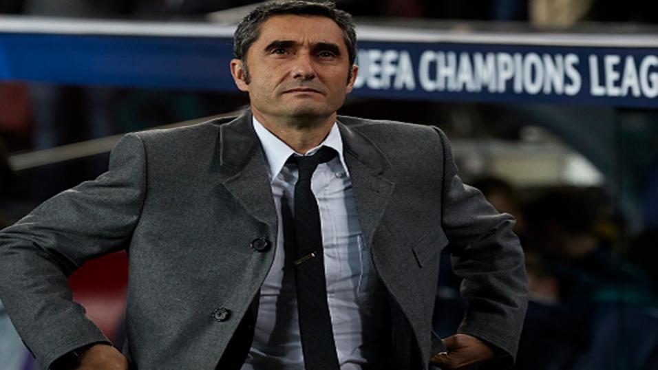 Barcelona manager Ernesto Valverde.